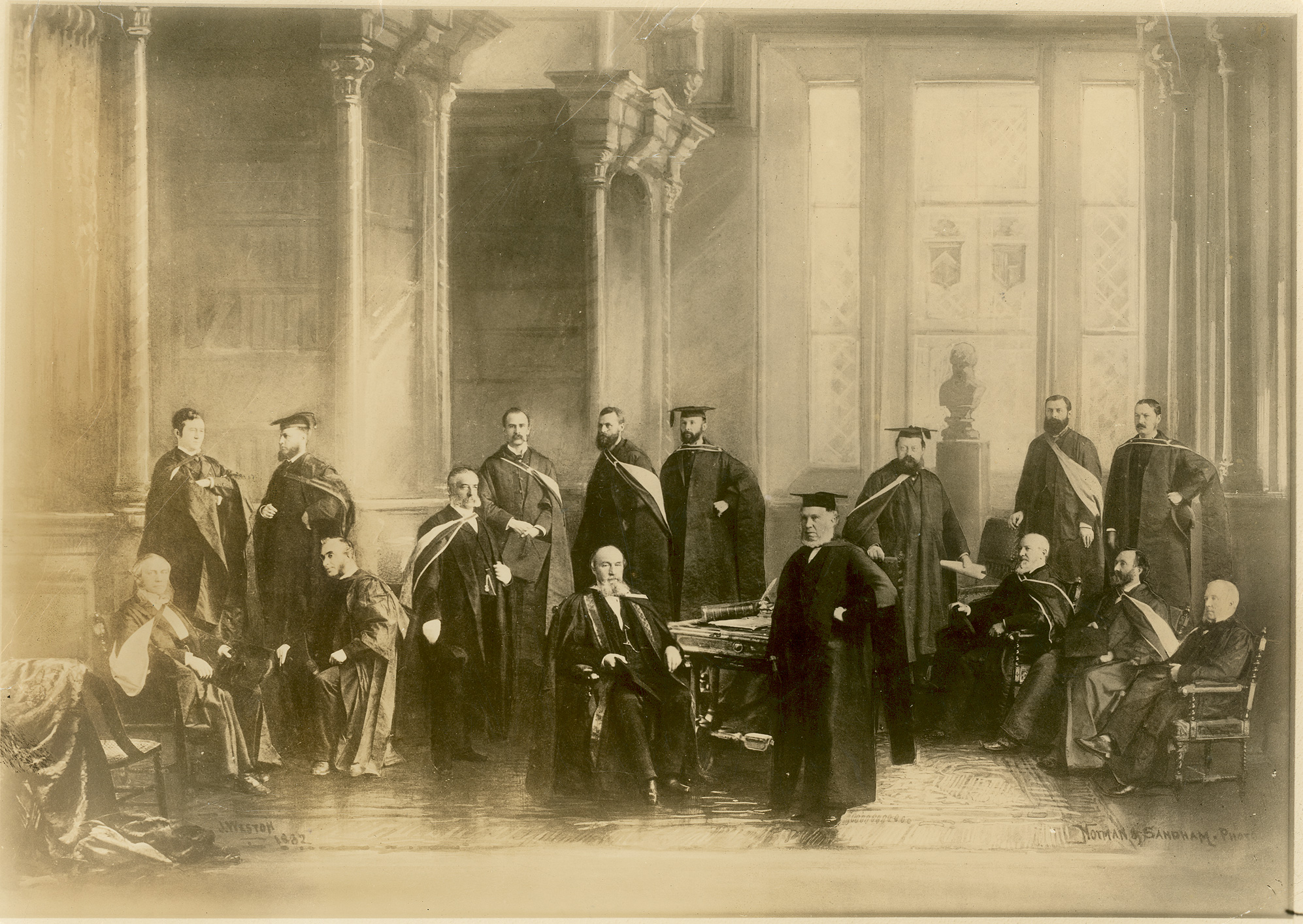 composite of 1882 faculty members
